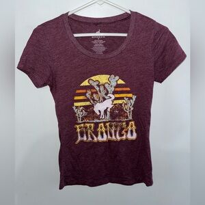 Ford Women's Bronco Maroon Graphic Tee